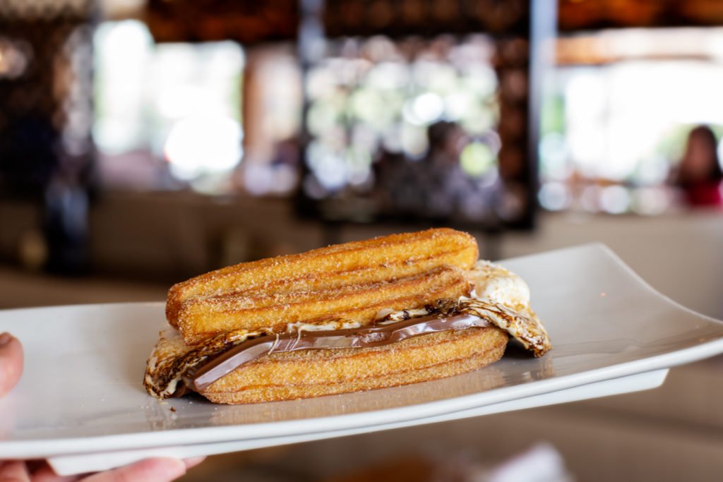 Churro s'mores from Bulla Gastrobar Winter Park