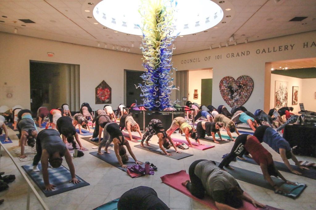 Yoga in the Galleries at Orlando Museum of Art