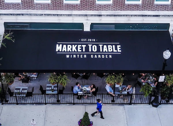 Date Night Menu at Market to Table, Winter Garden