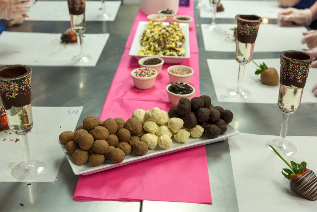 Truffles and Bubbles date night at Peterbrooke Chocolatier of Winter Park