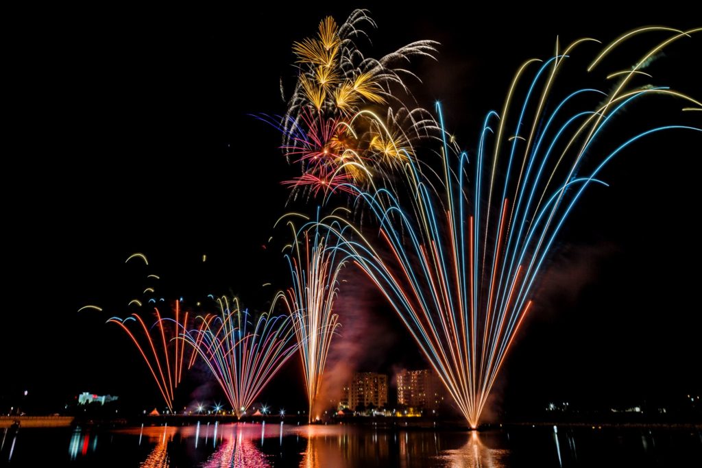 4th of July in Orlando - Fireworks at Cranes Roost Park