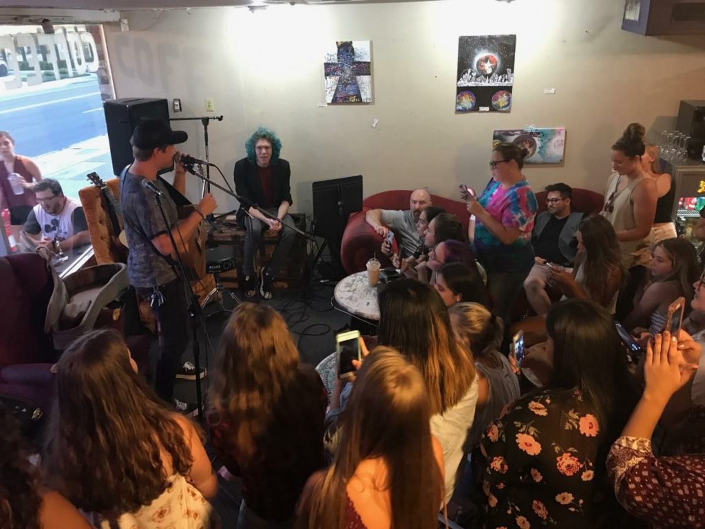 Austin's Coffee open mic