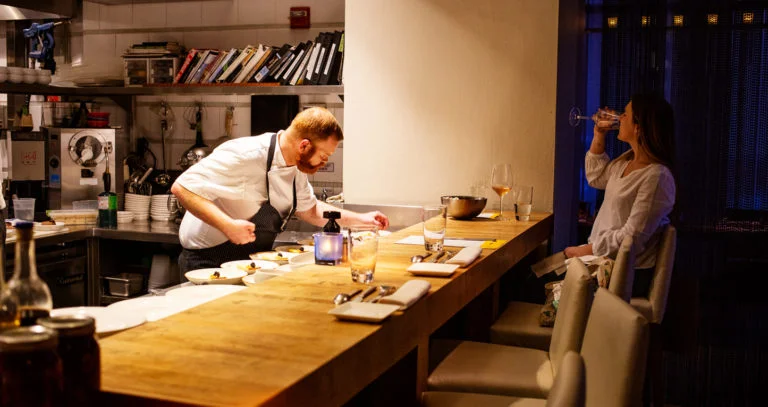 Perfect Pair: Champagne and Dessert at Luma on Park's Pastry Counter
