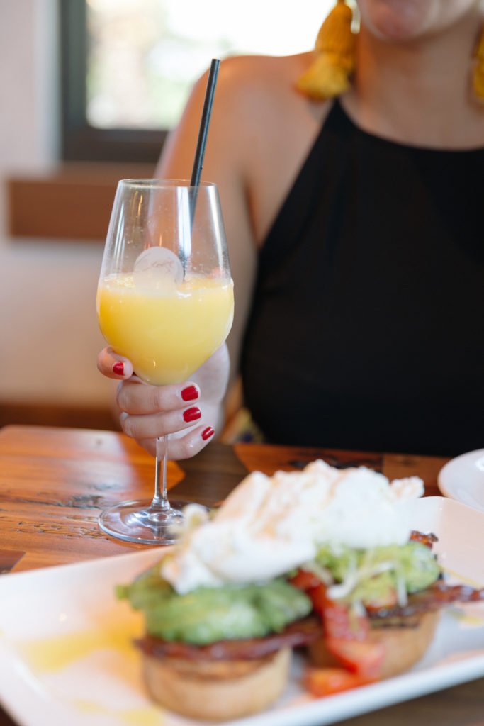 Disney Springs brunch at Wine Bar George - Dole Whip Pineapple Frozcato Mimosa
