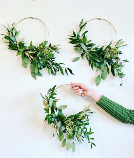 Orlando workshops - Brass Hoop Wreath Workshop at The Heavy