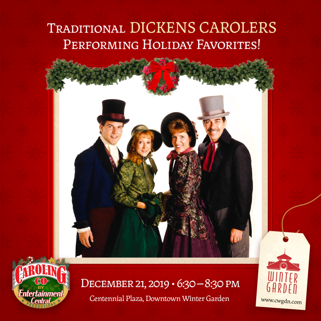 Holiday events in Winter Garden - Dickens Carolers