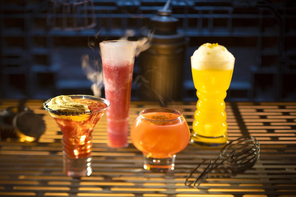 Alcoholic drinks at Oga’s Cantina