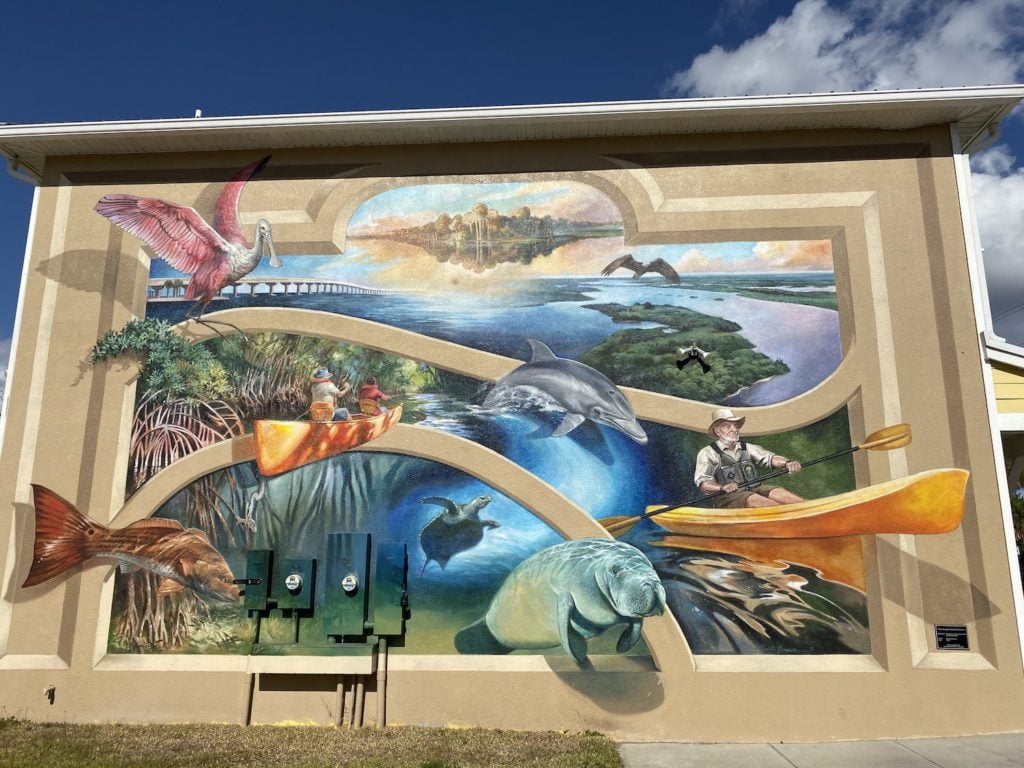 Titusville mural by Keith Goodson 