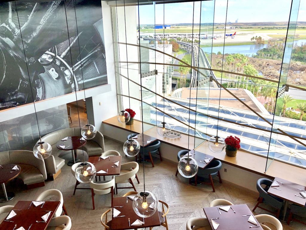 Hemisphere restaurant at Orlando International Airport