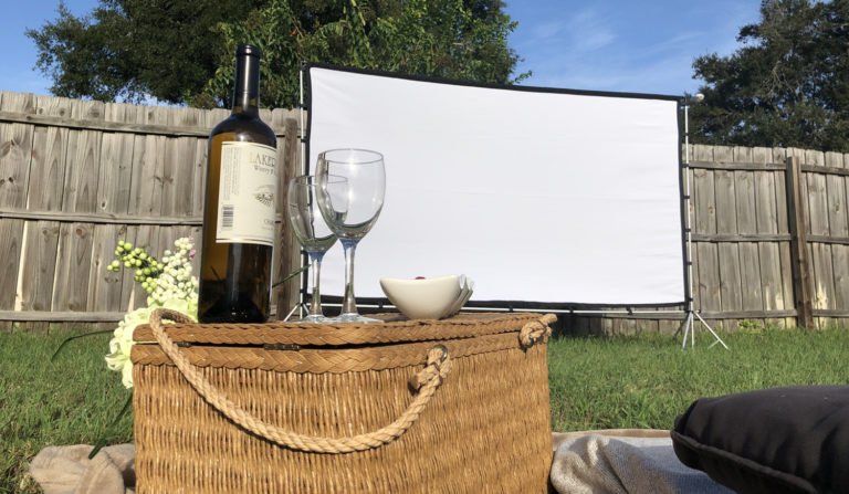 An Outdoor Movie Night in Your Backyard, No Set Up Required