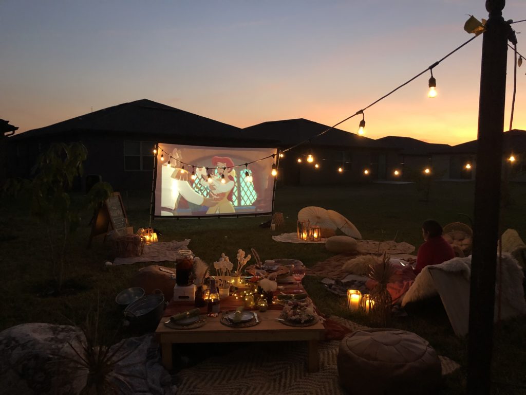 Space6 Backyard Movie Night