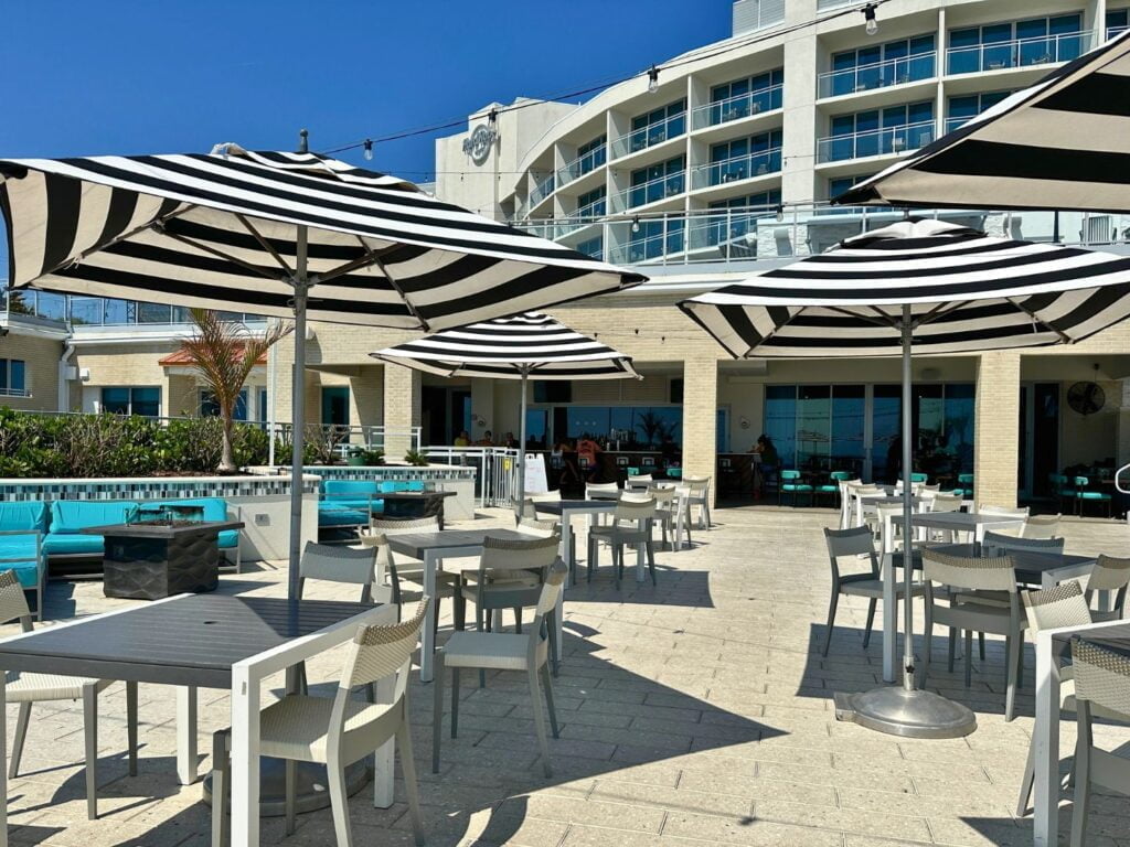 Sessions Restaurant Hard Rock Hotel Daytona Beach beachside restaurant 