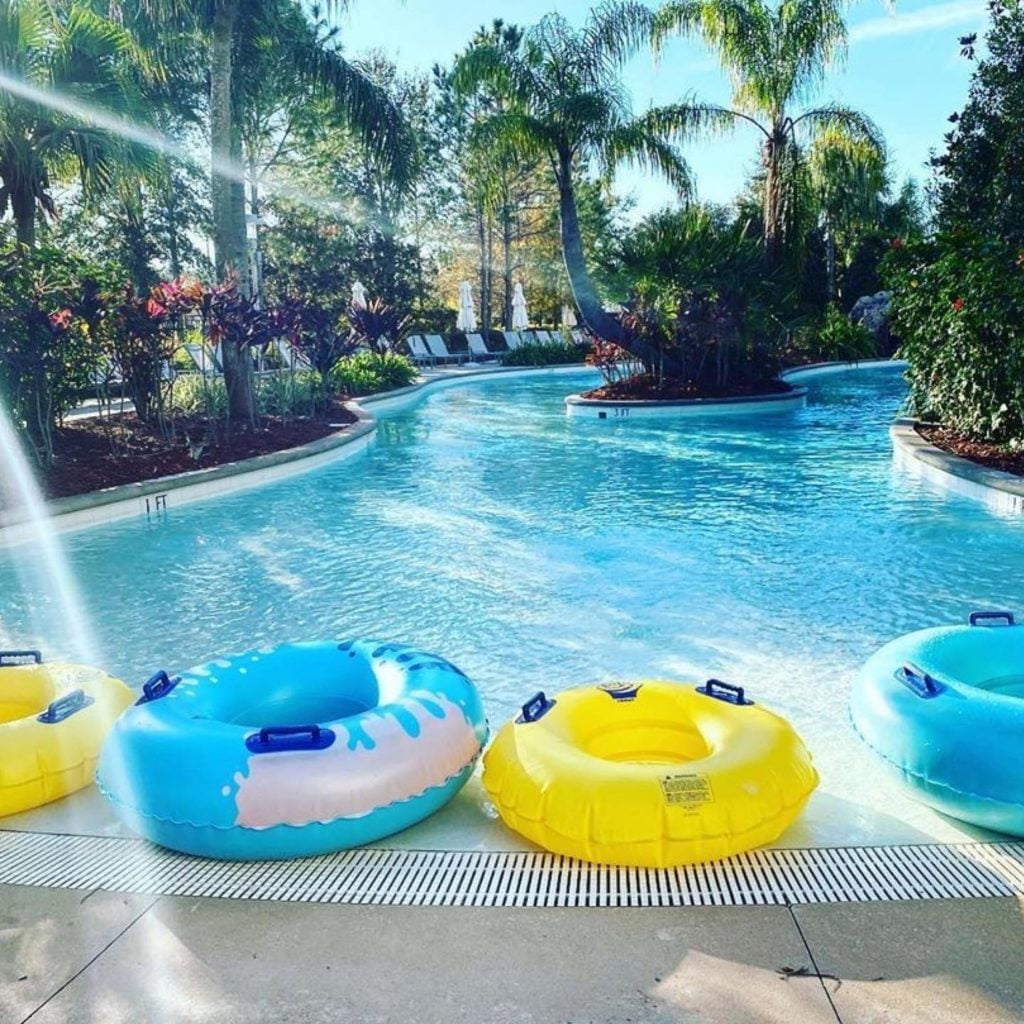 Hilton Orlando lazy river - hotel on International Drive