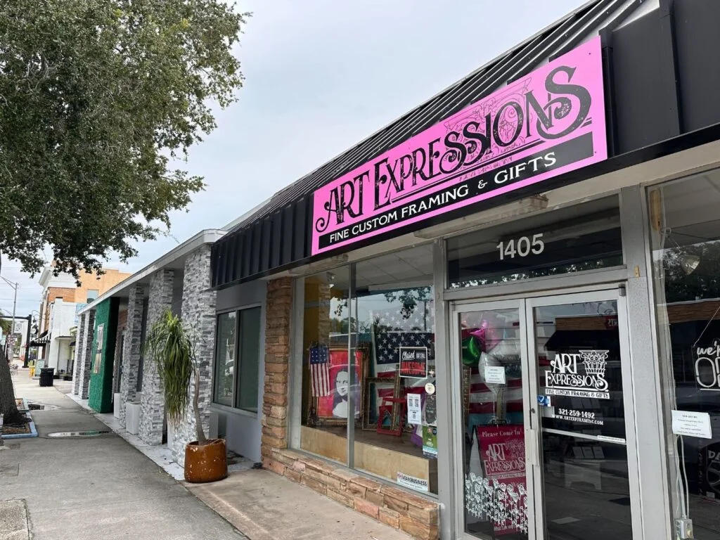 Storefront at Downtown Eau Gallie Melbourne Arts District