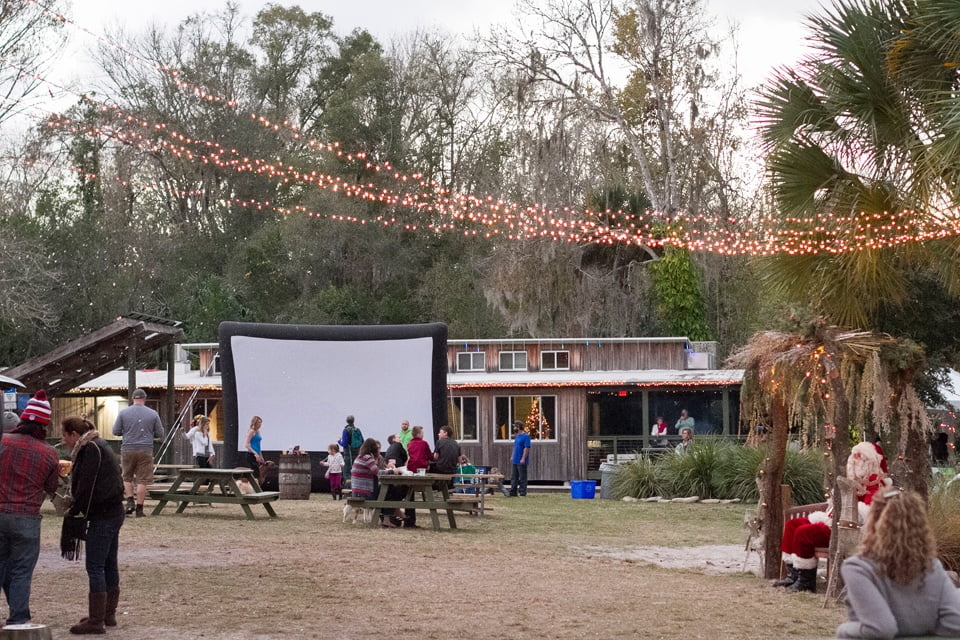 Free holiday movies at Wekiva Island