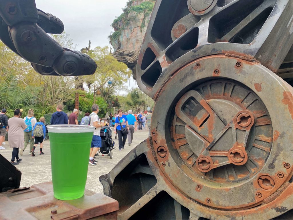 Grog Ale is a green beer at Pandora World of Avatar in Animal Kingdom