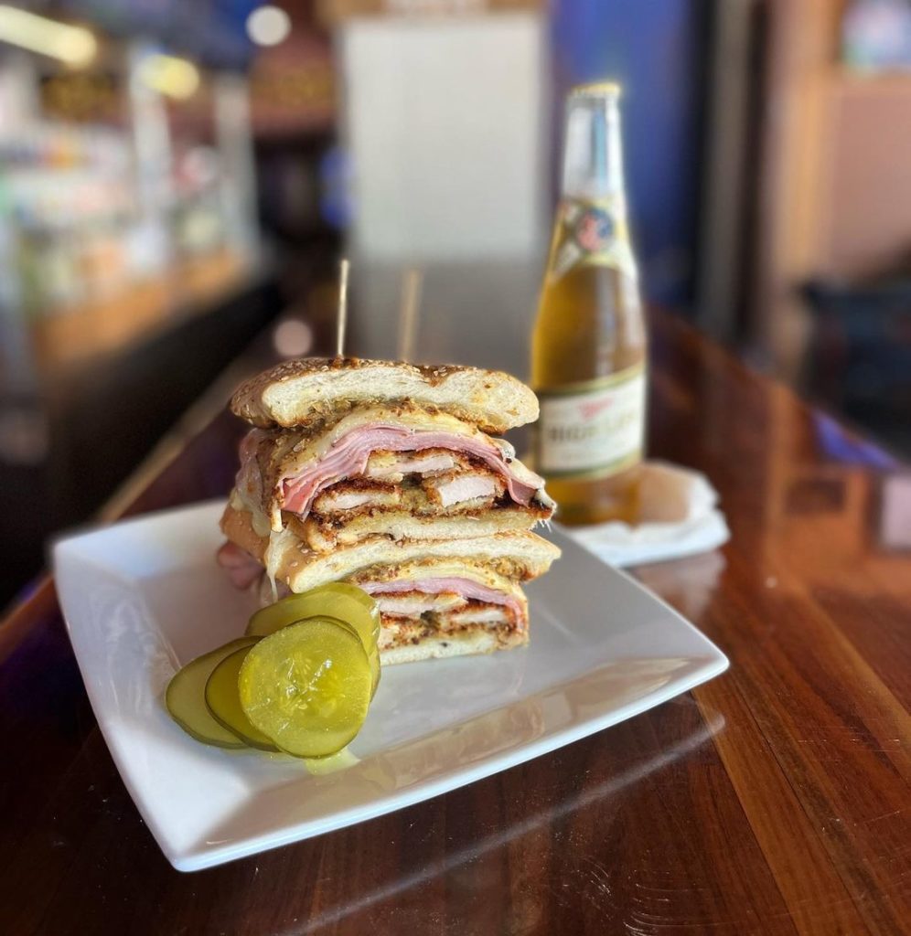 Chicken Cordon Blue Sandwich at Cavo's Bar and Kitchen