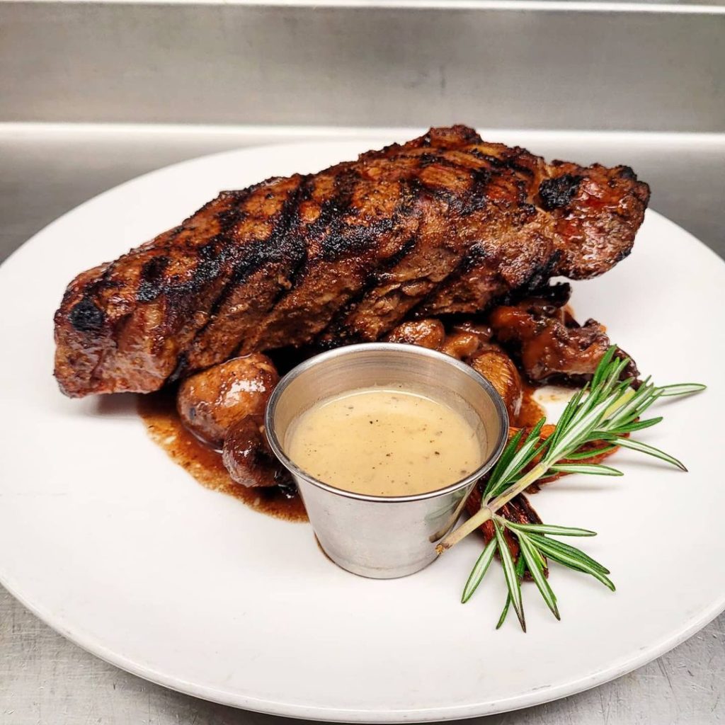 Steak and Mushrooms at Kres Chophouse kreschophouse