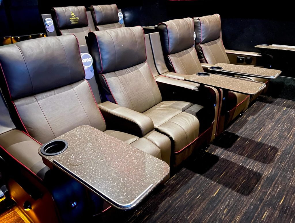 amc disney springs recliner love seats