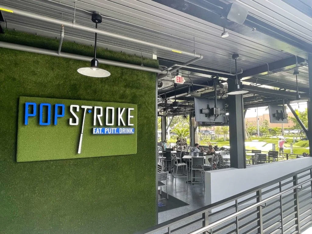 Dining Area at PopStroke Orlando Waterford Lakes