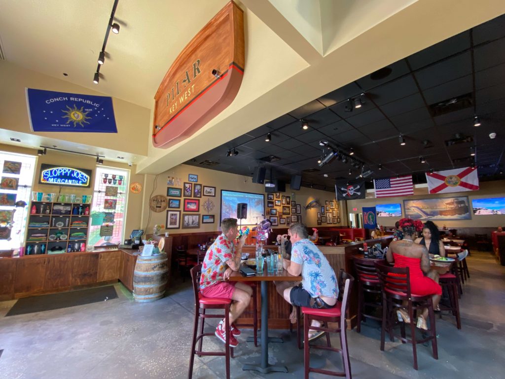 Dining room of Sloppy Joe's at ICON Park Orlando