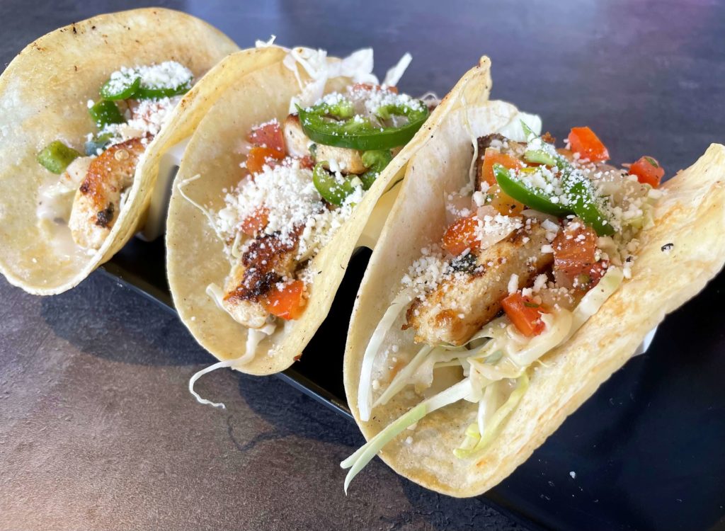 Tacos at PopStroke Orlando Waterford Lakes