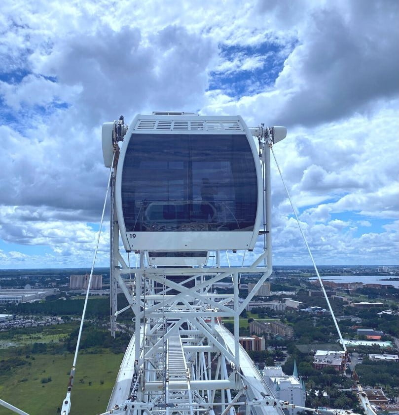 View from the top of The Wheel at ICON Park