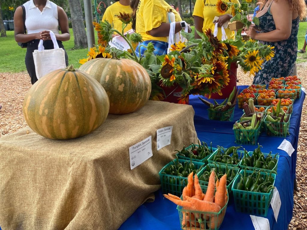 Produce and Flowers at Winter Park Farmers' Market