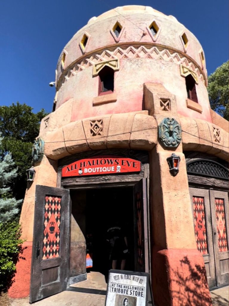 Entrance to All Hallows Eve Boutique