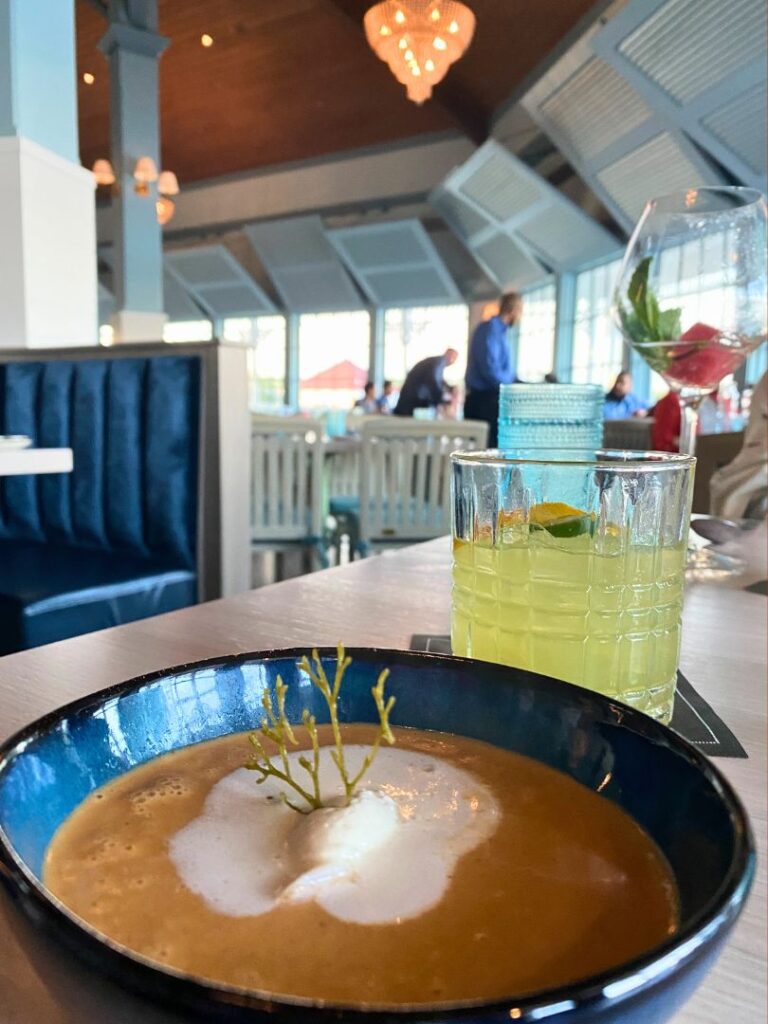 Lobster Bisque at Narcoossee's Disney restaurant