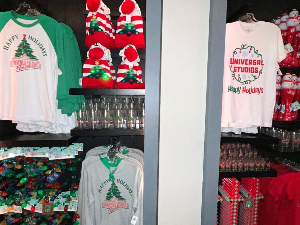Happy Holidays Merchandise at Universal's Holiday Tribute Store 2022