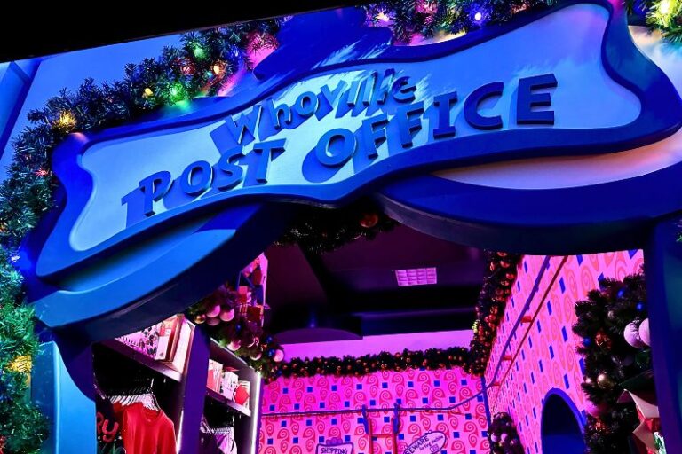Whoville Post Office Room Universal Tribute Store 2023 - image by Terri Peters
