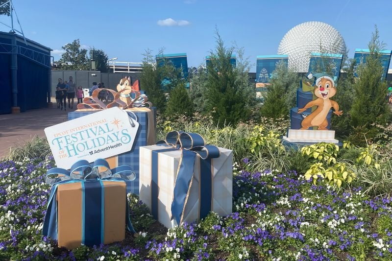 Photo Spot at EPCOT Festival of the Holidays 2022