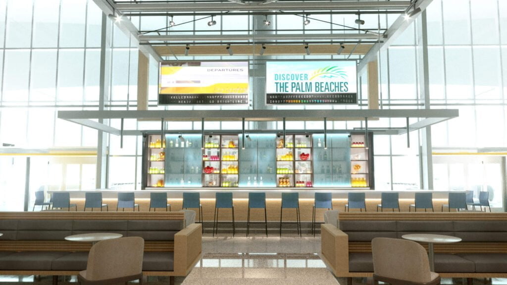 Brightline Orlando Terminal Lounge - Rendering from Brightline