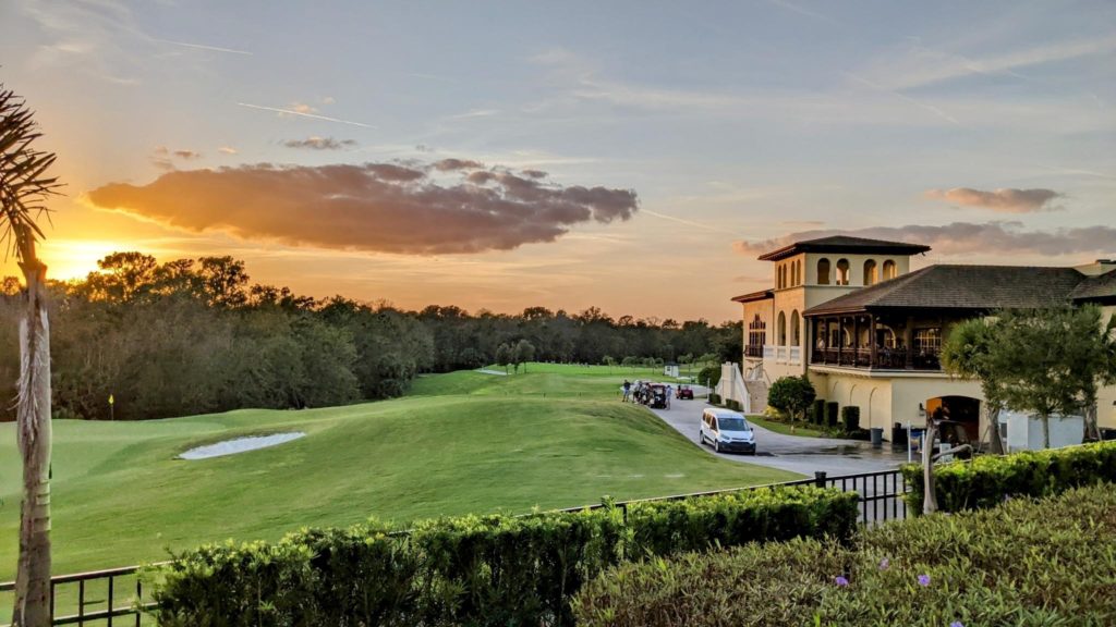 Bear's Den Vacation Home resort, looking over the Golf Course and Lobby Building - Michelle Spitzer