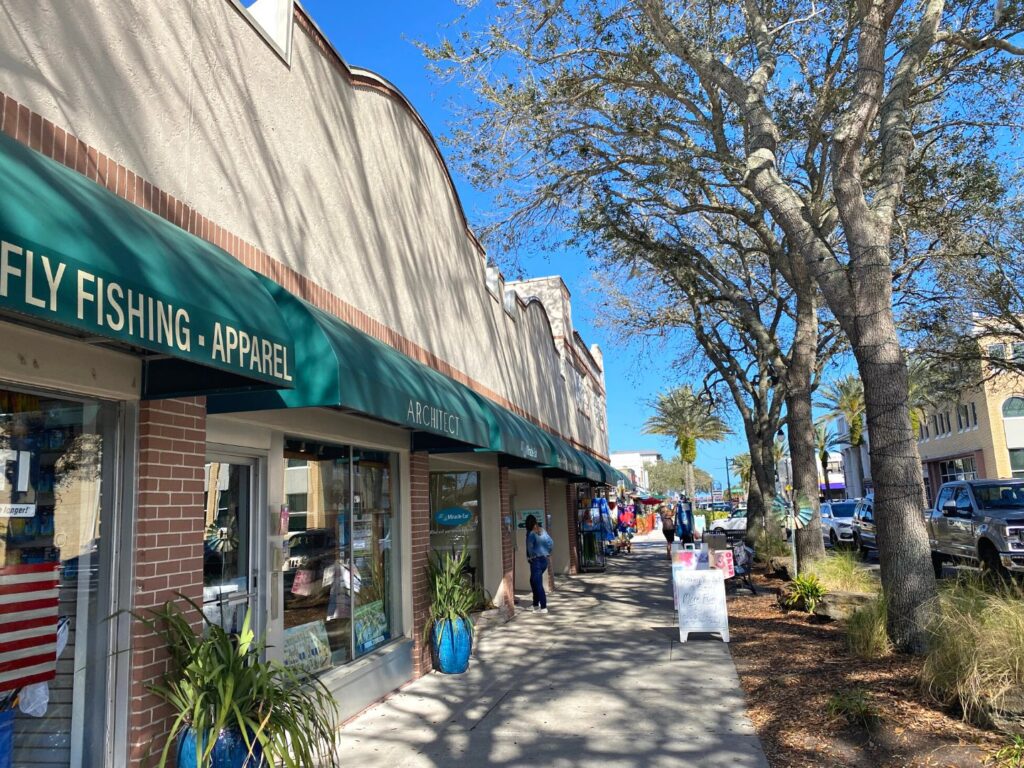 Canal Street Storefronts New Smyrna Beach - Dani Meyering