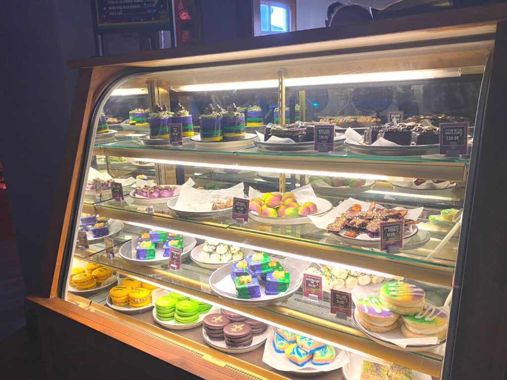 Universal Mardi Gras Tribute Store 2023 Dessert Case