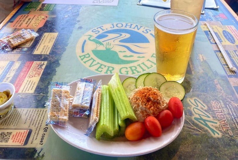 Fish Dip at St. Johns River Grille DeLand, Florida 