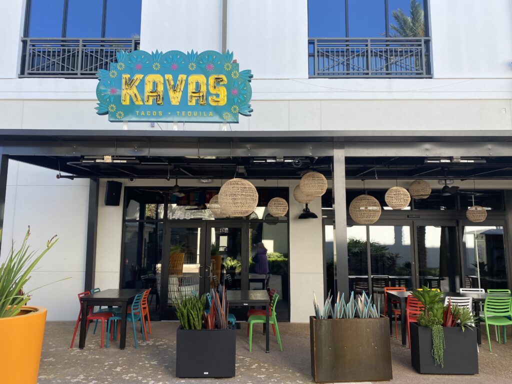 Outdoor Dining at Kavas Tacos and Tequila pointe orlando