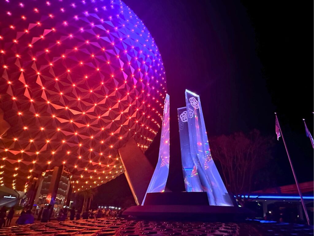 EPCOT Beacons of Light Spaceship Earth 