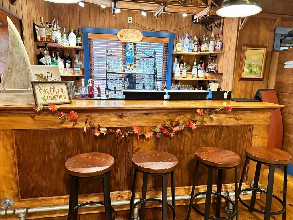 Small Bar Inside The Nauti Lobstah seafood restaurant near Orlando