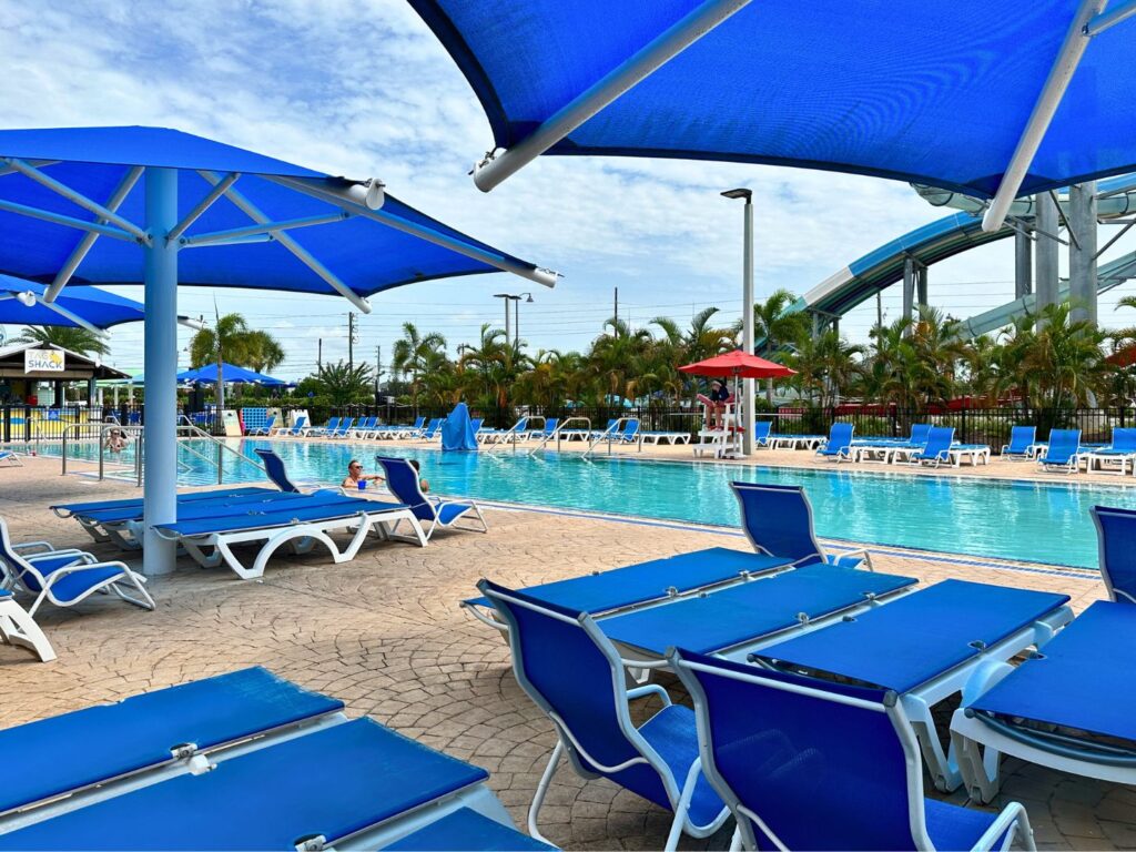 Shaded Seats Adults Only Pool at Island H2O Water Park 