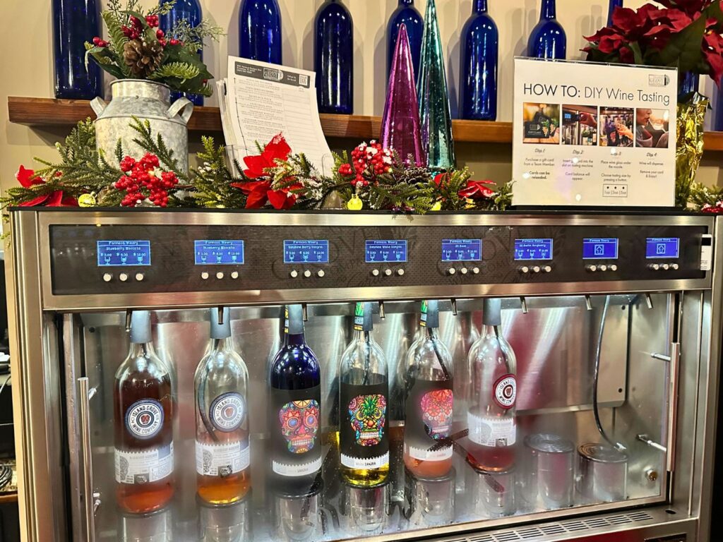 Wine Dispensers at Formosa Winery Tasting House Kissimmee Near Orlando 