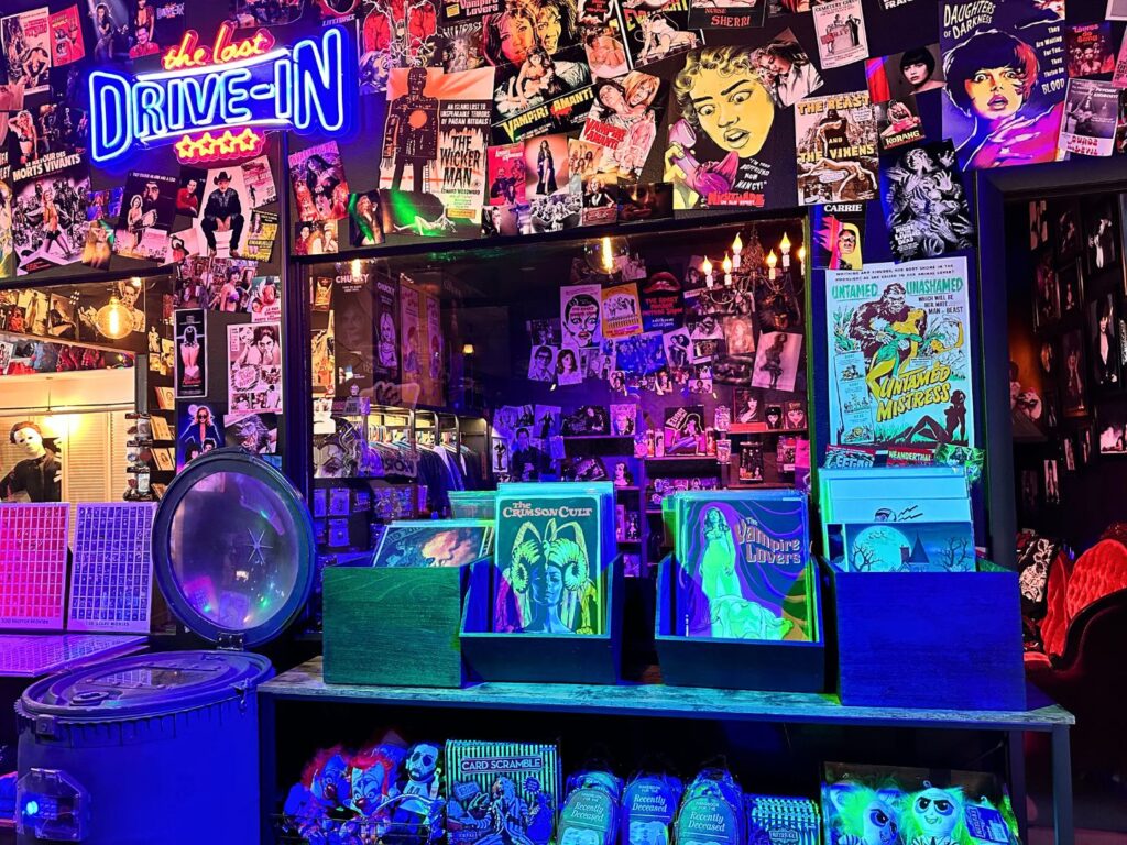 inside Atomic Horror Shop Orlando 