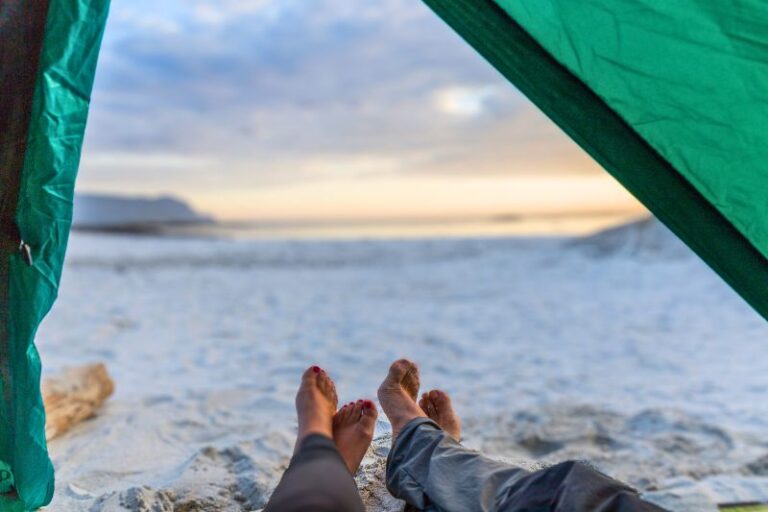 Camping on the Beach in Florida - canvapro image