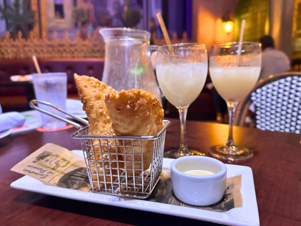 Cuba Libre Pointe Orlando Empanadas and coconut mojitos