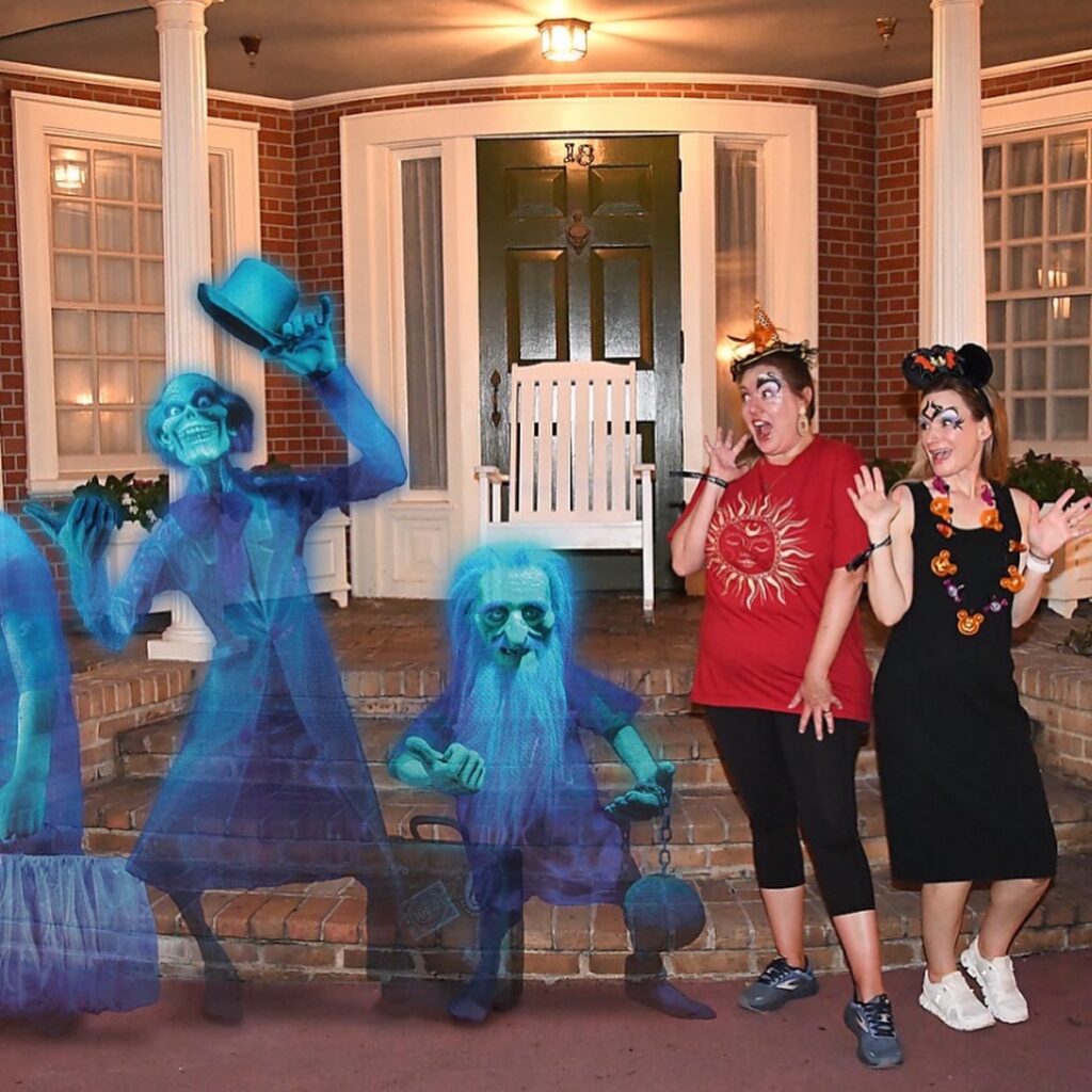 Hitch Hiking Ghosts Disney PhotoPass Magic Shot - Mickey's Not So Scary Halloween Party 2023