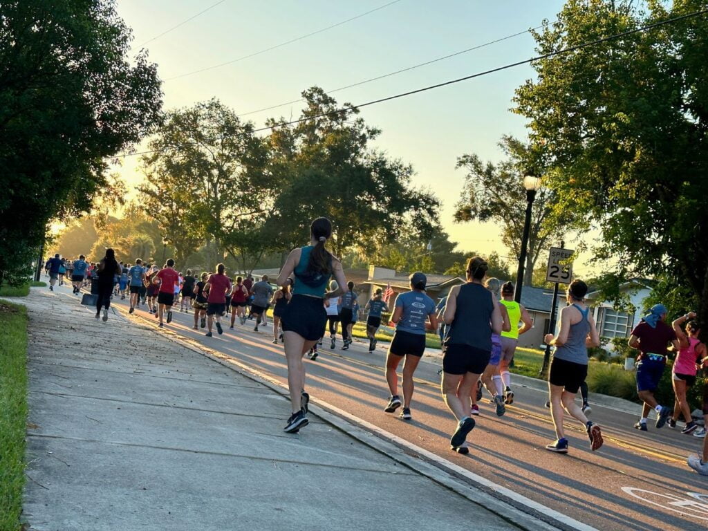 Battle of the Bands 5K Runners on road