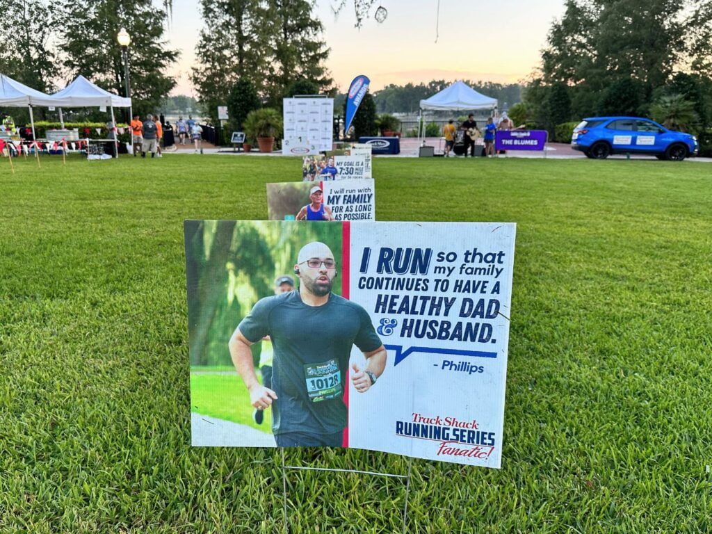 Inspirational Signs Track Shack Running Series Presented by AdventHealth