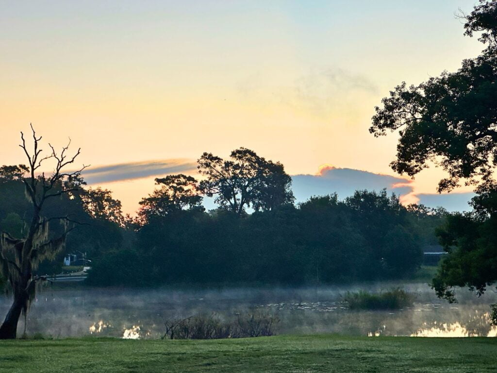 Sunrise at Lake Concord Park Battle of the Bands 5K 